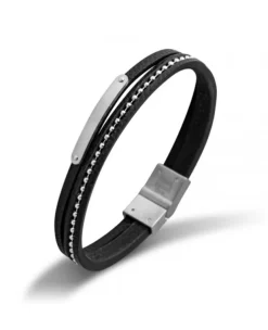 Bransoletka męska Pierre Ricaud PR631.5BL