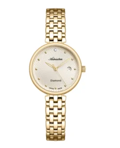 Efektowna i elegancka tarcza w modelu A3543 ozdobiona jest diamentem. Adriatica A3543.1141DQ