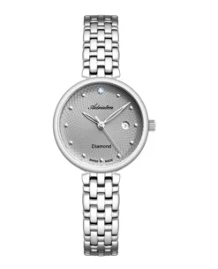 Efektowna i elegancka tarcza w modelu A3543 ozdobiona jest diamentem. Adriatica A3543.5147DQ