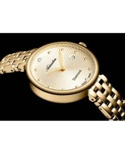 Efektowna i elegancka tarcza w modelu A3543 ozdobiona jest diamentem. Adriatica A3543.1141DQ